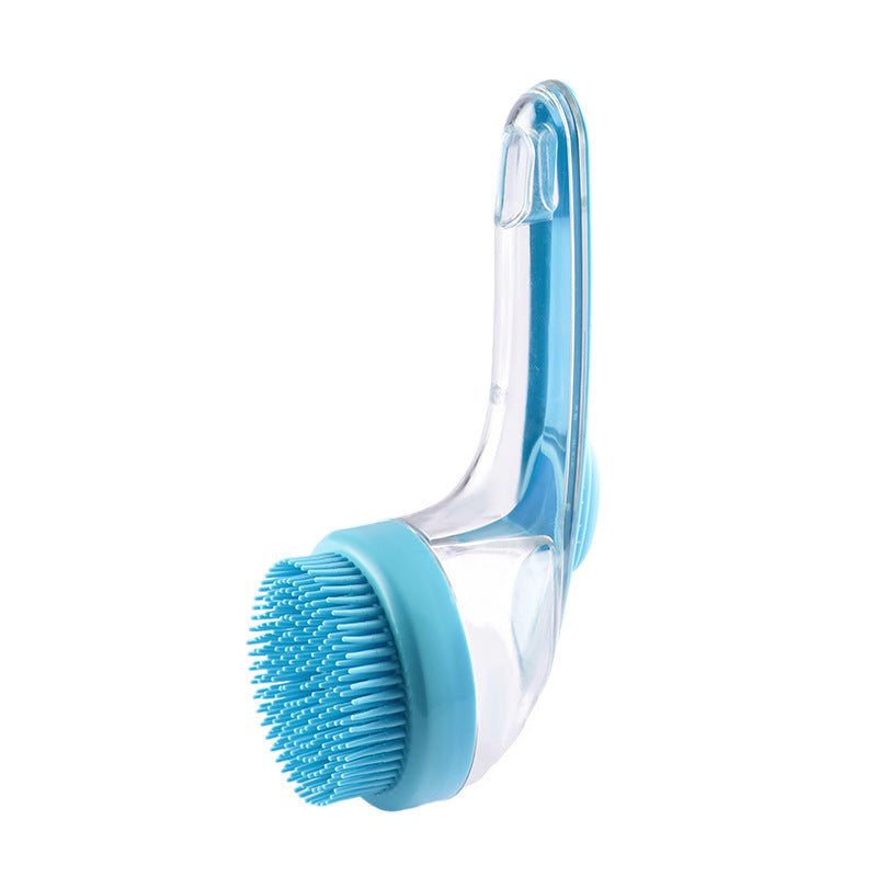 Pet Bath Brush | Long Handle Dog & Cat Grooming Brush