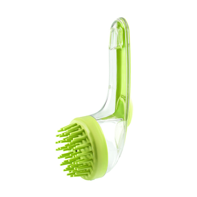 Pet Bath Brush | Long Handle Dog & Cat Grooming Brush