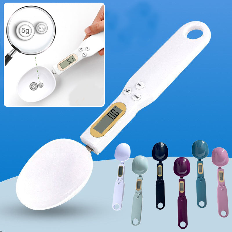 Kitchen Measuring Spoon Scale | Digital Food Weighing Scale