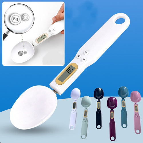 Kitchen Measuring Spoon Scale | Digital Food Weighing Scale
