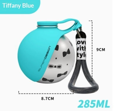 Portable Dog Water Bottle | Stainless Steel Pet Travel Cup