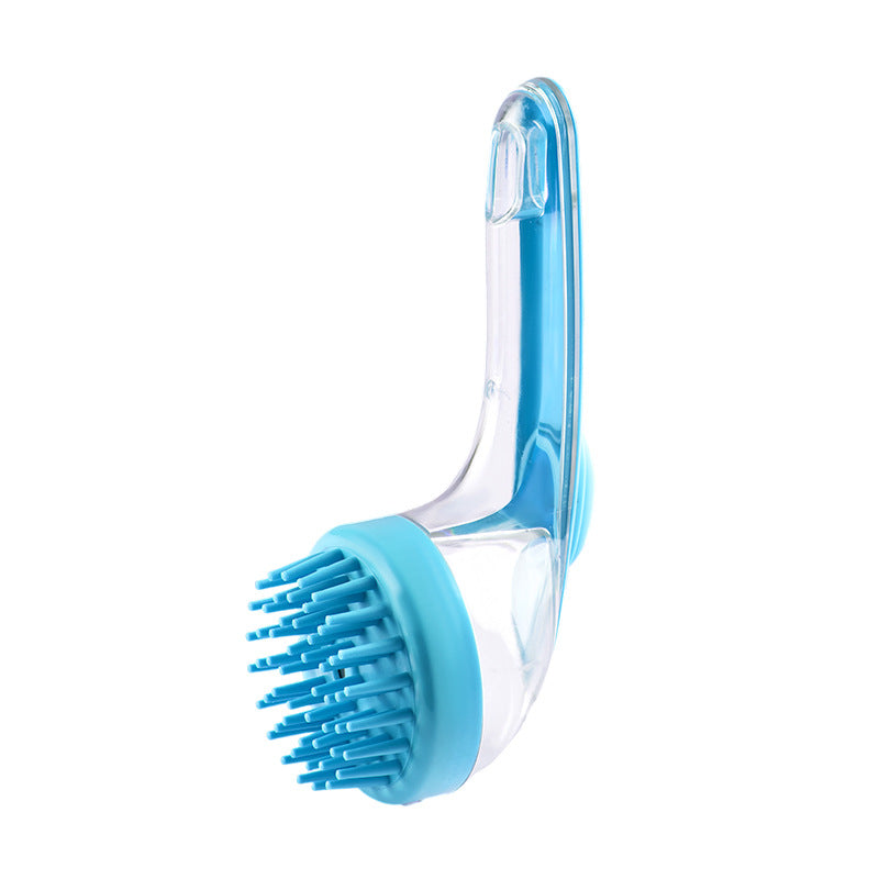 Pet Bath Brush | Long Handle Dog & Cat Grooming Brush