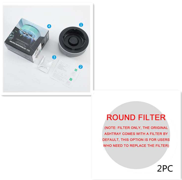 Smoke Removal Ashtray | Portable Air Purifying Car Ashtray