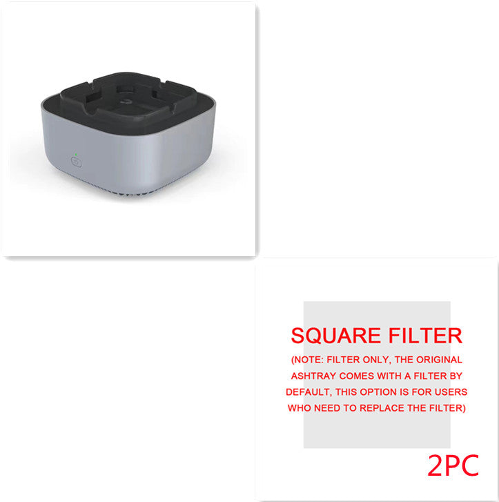 Smoke Removal Ashtray | Portable Air Purifying Car Ashtray