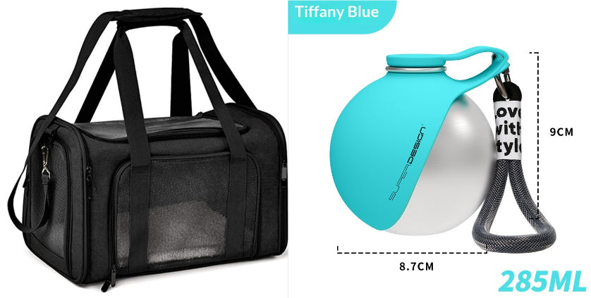 Portable Dog Water Bottle | Stainless Steel Pet Travel Cup