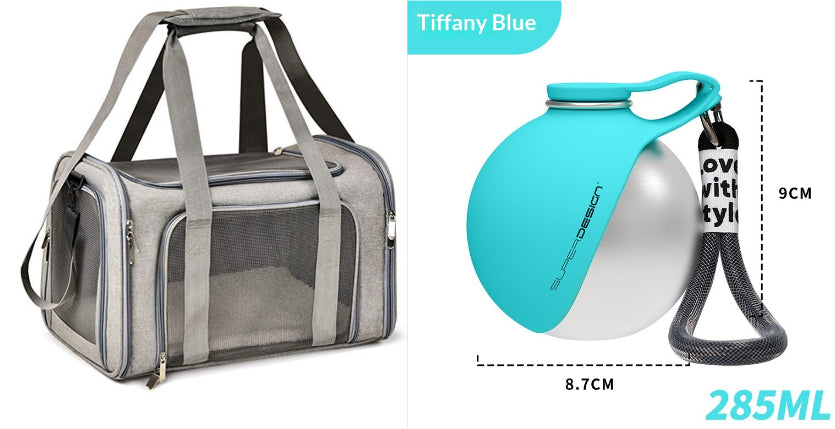 Portable Dog Water Bottle | Stainless Steel Pet Travel Cup