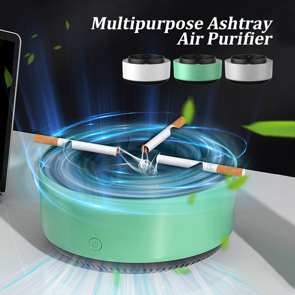 Smoke Removal Ashtray | Portable Air Purifying Car Ashtray